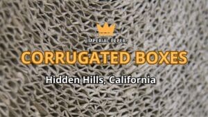Corrugated Boxes Hidden Hills, California