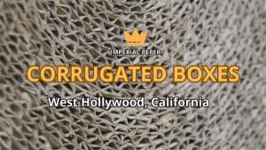 Corrugated Boxes West Hollywood, California