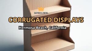 Corrugated Displays In Hermosa Beach, California