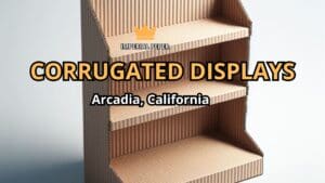 Exhibidores de cartón corrugado Arcadia, California