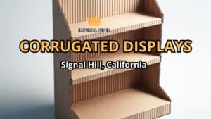 Corrugated displays In Signal Hill, California