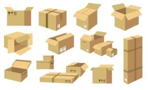 corrugated forms of cartons